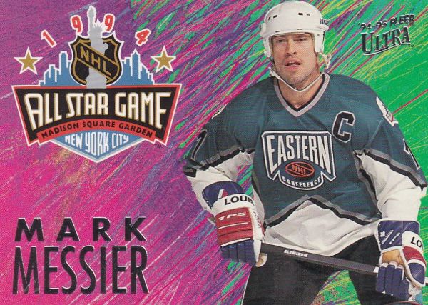 insert karta MARK MESSIER 94-95 Fleer Ultra All Star Game číslo 4 of 12